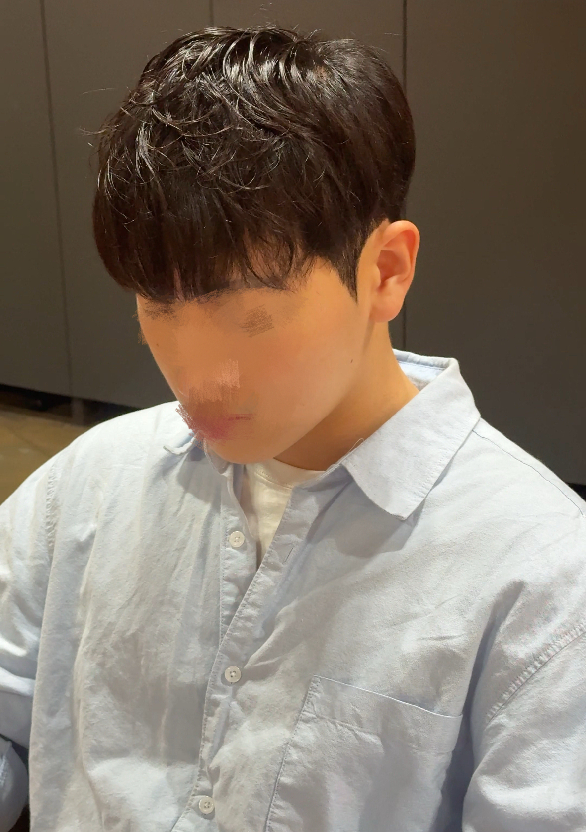 남자 쉐도우펌 모델구해요!!
